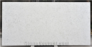 Polished Slabs White Quartz Stone for Countertop Wall Floor