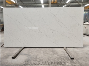 White Veins Calacatta Artificial Wholesales Quartz Stone
