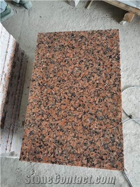 China Guilin Red Granite Color Polished Wall Tiles