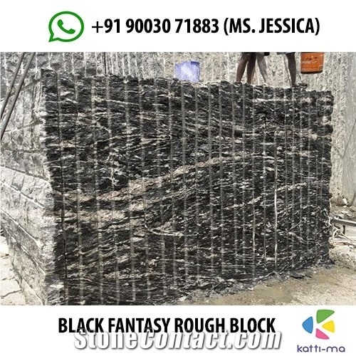 Black Fantasy Granite Tiles & Slabs
