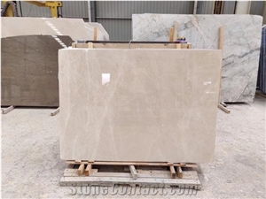 Beige Marble Stone Slab Flooring Tile