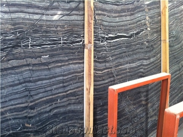 Black Forest Marble Slab Tile Wall Floor Project