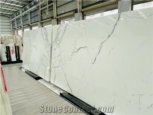Calacatta Carrara Natural Marble Stone Polished Slabs Tiles