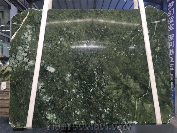 Exotic Natural Green Stone Marble Slabs Walling Tiles