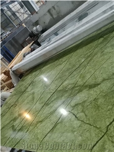 Green Marble Exotic Stone Slabs Wall Covering Tiles