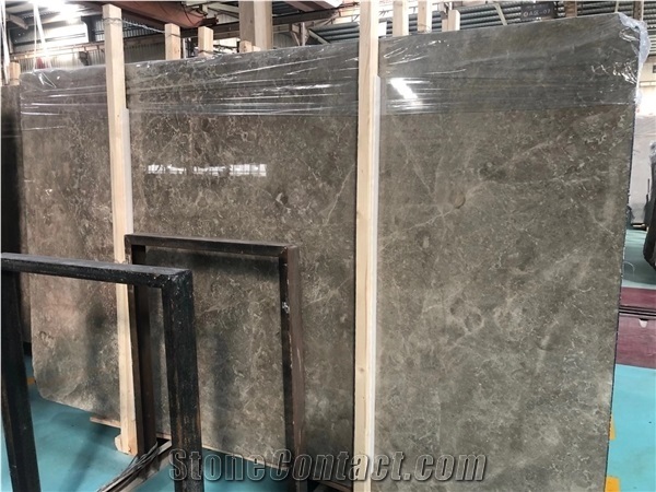 Imported Dora Cloud Grey Stone Marble Slabs Tiles Counters