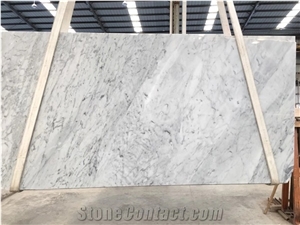 Italy White Marble Stone Carrara Polished Slabs Tiles