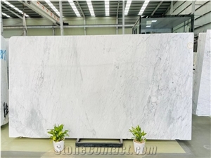 Italy White Marble Stone Carrara Slabs Flooring Tiles