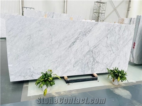 Italy White Marble Stone Slabs Flooring Tiles Wall Skirting