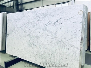 White Marble Calacatta Carrara Marble Slabs Bath Wall Tiles