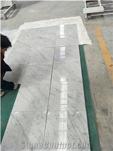 White Marble Stone Carrara Flooring Kitchen Walling Tile