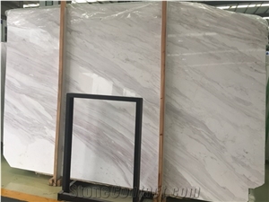 White Marble Stone Volakas Polished Big Slabs Floor Tiles