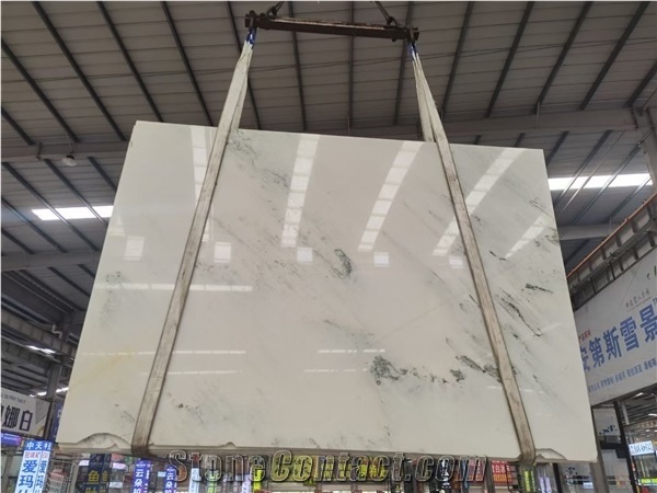 White Natural Marble Stone Polished Slabs and Tiles