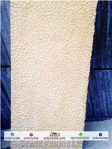 Bush Hammered Sandstone Tiles for Wall Cladding - Sandstone