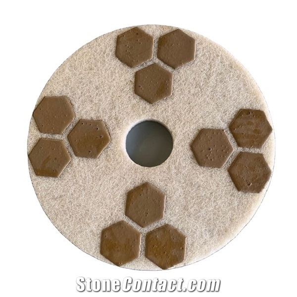 17inch Resin Fiber Sponge Pad Concrete Floor Polishing Pad