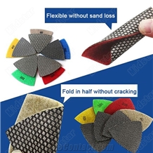 Triangle Electroplated Polishing Pad Flexible Grinding Tool
