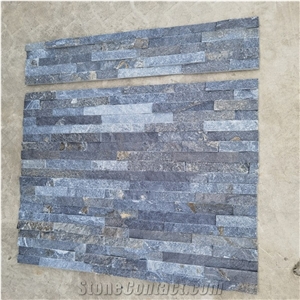 Blue Quartzite Stacked Stone Venner Natural Surface Dry Wall