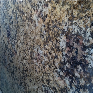 Crystal Yellow Granite Cladding Application, Flooring