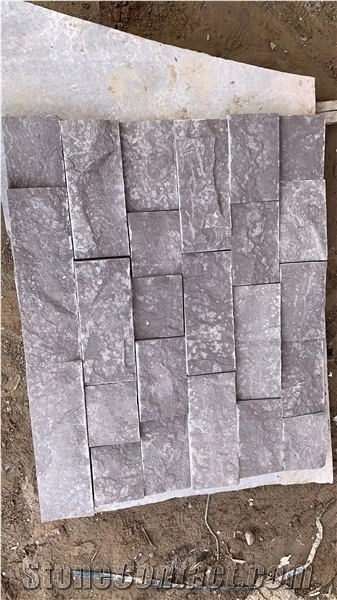 Purple Sandstone Natural Surface Veneer Stone Pattern