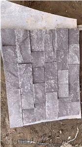 Purple Sandstone Natural Surface Veneer Stone Pattern