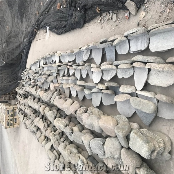 River Rock Stone Veneer Wall Cladding Designs Facing Stone