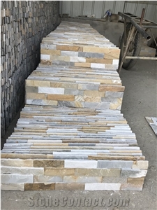 Yellow Cultured Stone Exterior Wall Cladding Future Covering