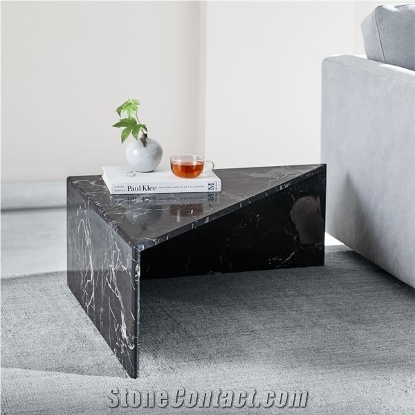 Living Furniture Modern Triangle Futuristic Coffee Table