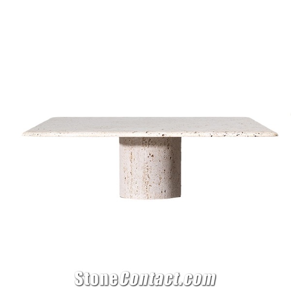 Nature Stone Travertine Creative Low Height Coffee Table