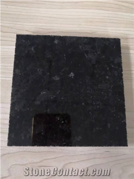 Dark Angola Black Tile Slab Flooring Covering Wall Skirting