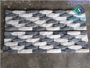 Black and White Wave Wall Panel - an Son Corporation