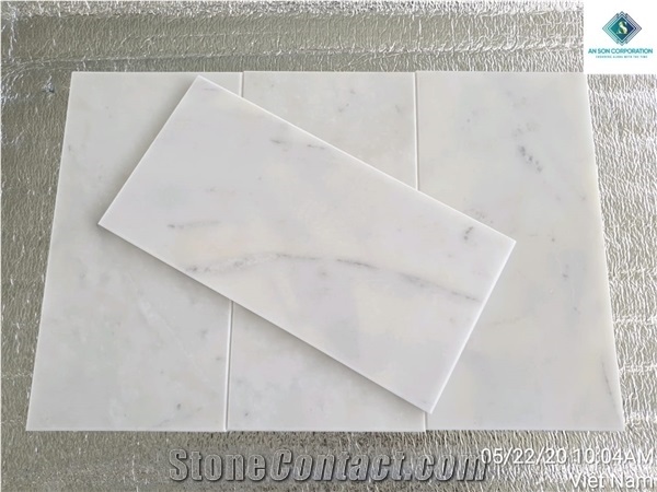 Carrara Marble 15x30x1cm for Wall Decoration