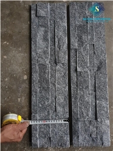 Cheap Black Wall Panel Stone Stacked Ledger