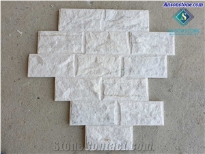 Cheap Price Crystal White Marble Split and Mushroom Face