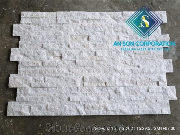 Cheap Wall Natural Stone with White Wall Panel Stone