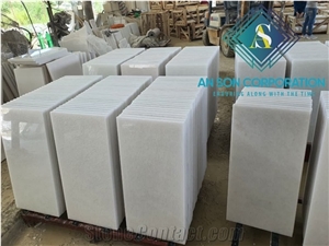 Cheapest Price Polished Crystal White Marble Tiles