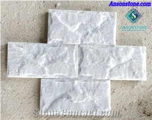 Crystal White Marble Mushroom Face Cheap Price from Factory