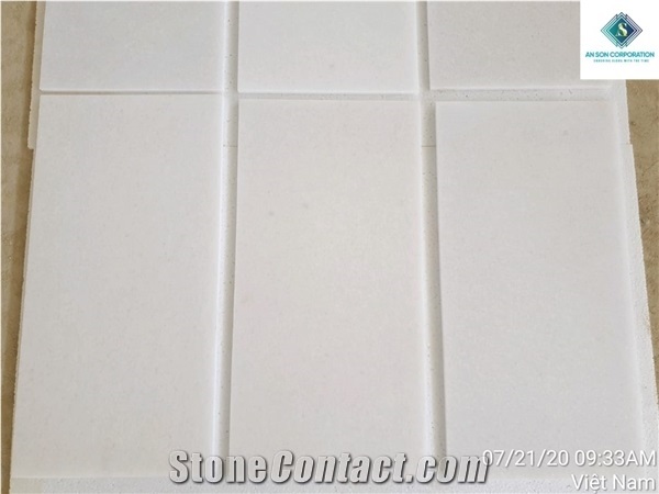 Great Deal for Honed Snow White Marble Tiles