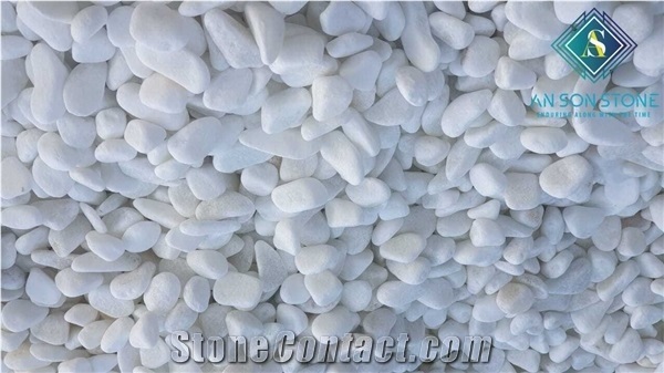 Hot Promotion Polished White Pebble from Vietnam