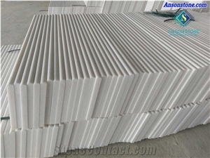 Hot Sale for Fine Grain White Marble Steps and Risers