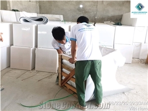 Hot Trend for Flooring Tile Fine Grain White Marble