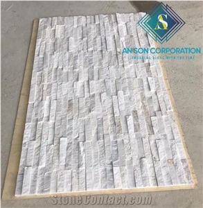 Milky White Marble Wall Panel Cladding Stone