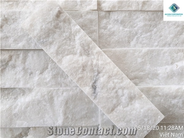 Milky White Wall Panel - Vietnam Marble