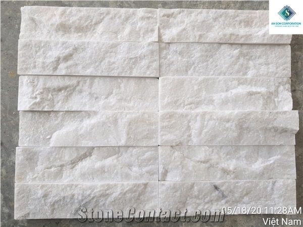 Milky White Wall Panel - Vietnam Marble