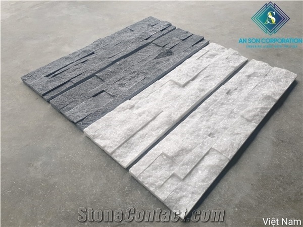 Mix Black & White Marble for Wall Cladding
