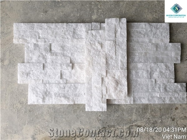 Natural Looking Z Type Combination White Wall Panel 18x40