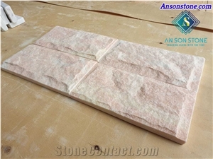 Viet Nam Hot Selling Crystal Pinky Marble Split Wall Stone