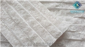White Stone Chiseled Wall Cladding Tile