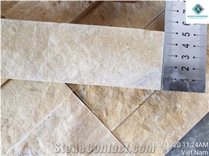 Yellow Split up Face Wall Cladding Panel Cheap Price