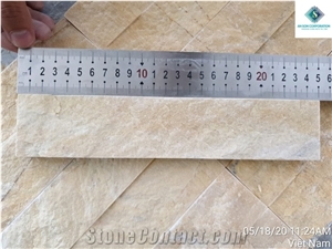 Yellow Split up Face Wall Cladding Panel Cheap Price