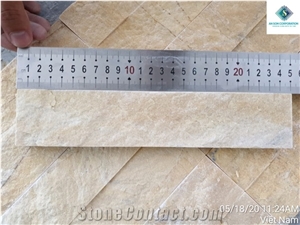 Yellow Split up Face Wall Cladding Panel Cheap Price